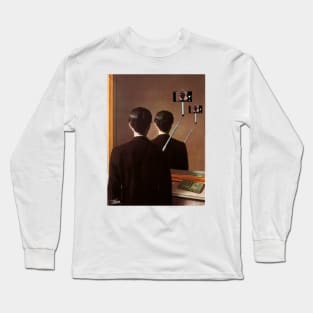 Modern dilema Magritte Long Sleeve T-Shirt